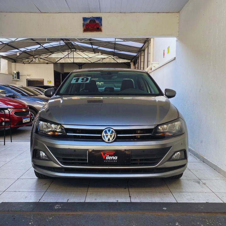 2019 VOLKSWAGEN VIRTUS COMFORTLINE 1.0 TSI FLEX AUTOMÁTICO – COMPLETO