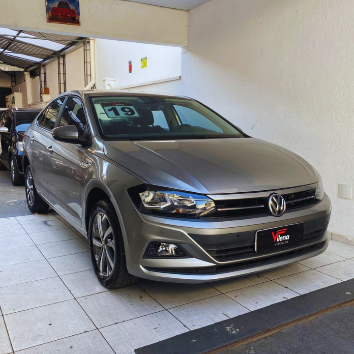 2019 VOLKSWAGEN VIRTUS COMFORTLINE 1.0 TSI FLEX AUTOMÁTICO – COMPLETO